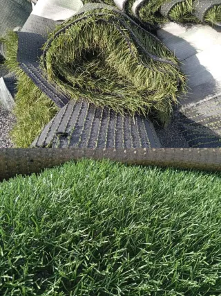 Césped artificial reciclado