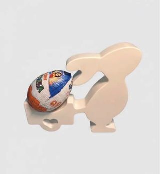 Coniglietto pasquale porta ovetto fatto a mano