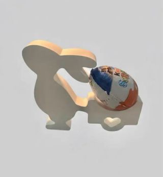 Coniglietto pasquale porta ovetto fatto a mano