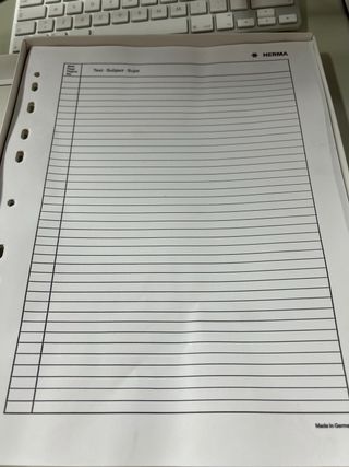 Porta negativi HERMA 80 pezzi