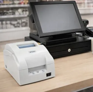 Impresora de Tickets Epson Blanca md. TM U220D