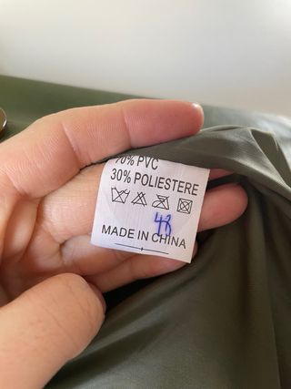 Chaqueta verde mujer