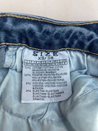 Jeans a zampa vita alta
