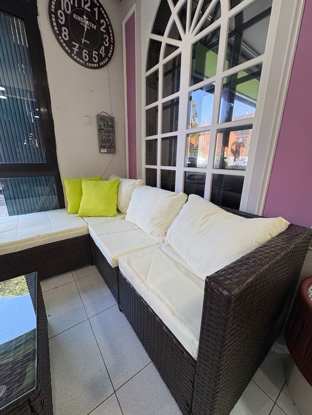 Conjunto de Muebles de Jardín Marrón