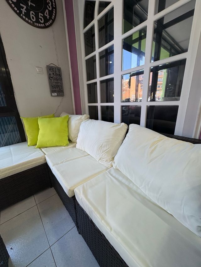 Conjunto de Muebles de Jardín Marrón