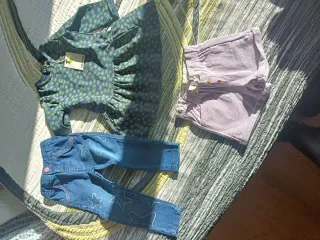 Conjunto Ropa Bebé: Vestido, Pantalón y Short