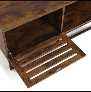 Mesa centro madera y metal