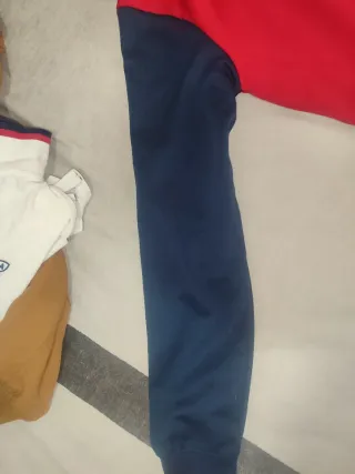 Sudadera Joma Azul y Roja Media Cremallera