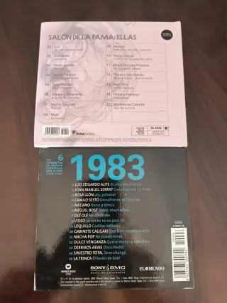 Lote 4 CDs Recopilatorios Pop Español