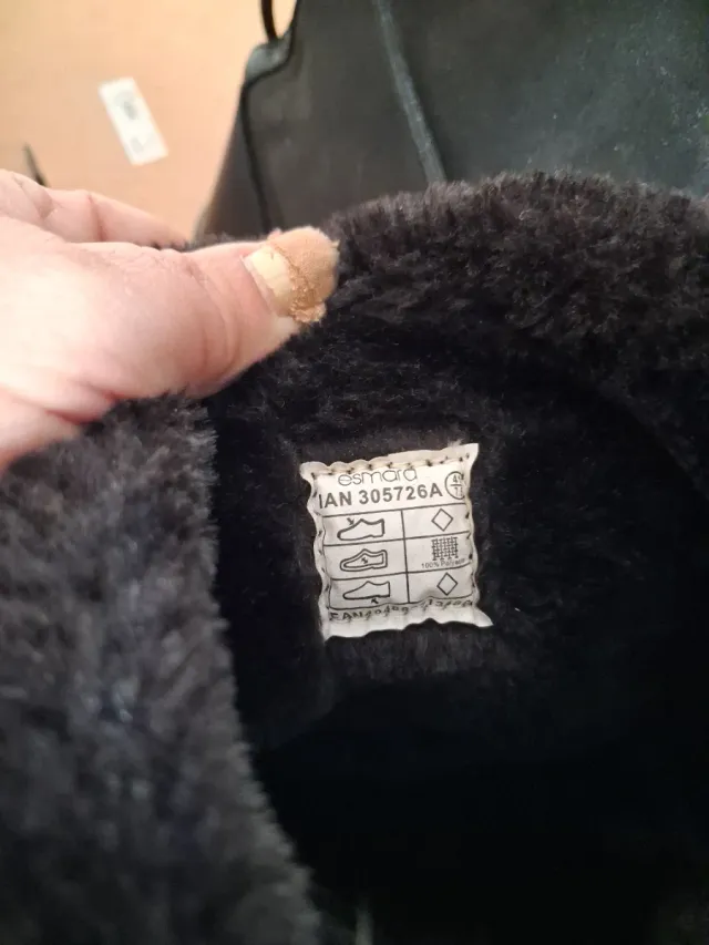 Botas de invierno negras talla 41