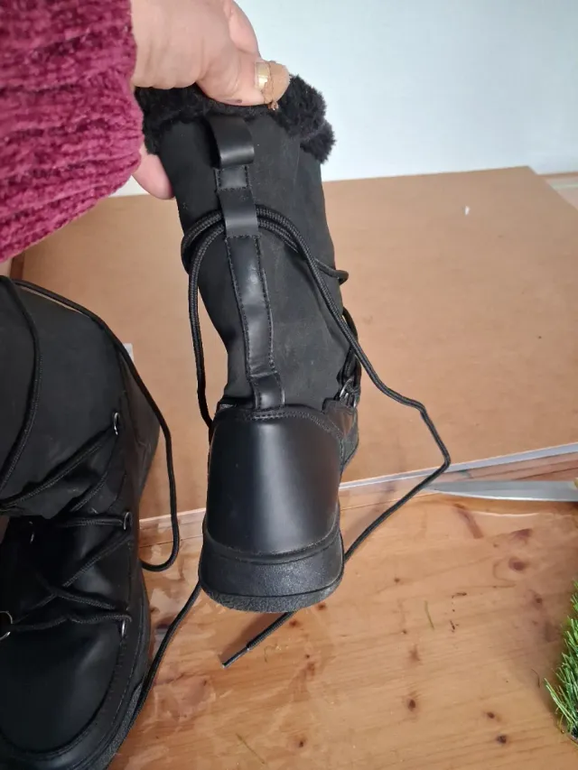 Botas de invierno negras talla 41