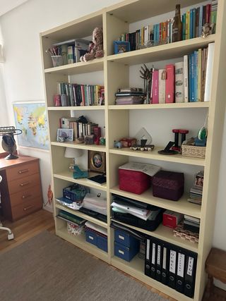 Cama juvenil con cama nido, mesa estudio