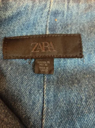 Falda vaquera Zara Talla XL