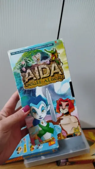 Lotto 5 VHS Cartoni Animati Vintage Italiani