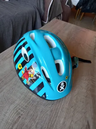 Casco Bicicleta Niño Azul