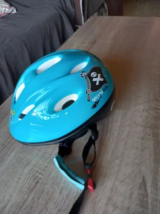 Casco Bicicleta Niño Azul