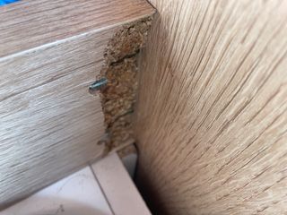 Cama 90 con cajones madera y metal