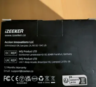 Dashcam IZeeker 2.5K 1440P Camara Coche Grabadora