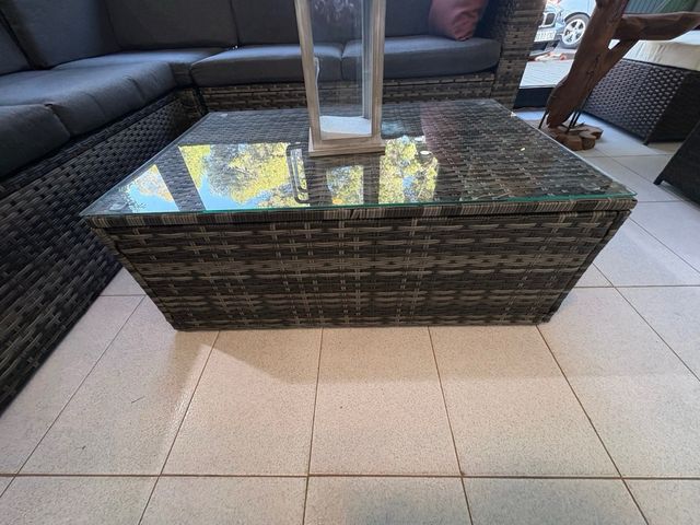 Sofá Rinconera Exterior Gris