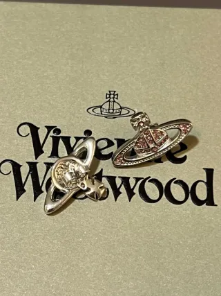 Pendientes Vivienne Westwood Rosa y Plata