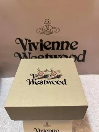 Pendientes Vivienne Westwood Rosa y Plata