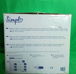 Mini Horno Simplo 20L 1300W