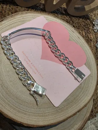 Esclava de plata para hombre