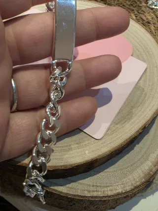 Esclava de plata para hombre