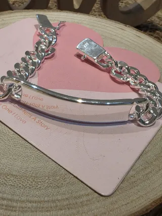 Esclava de plata para hombre