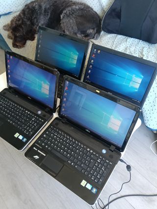 Lote 4 Portátiles Acer y Fujitsu