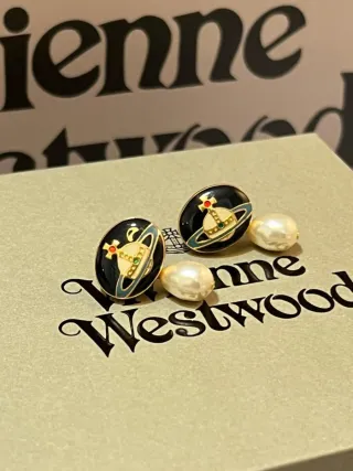 Pendientes Vivienne Westwood Orb Perla