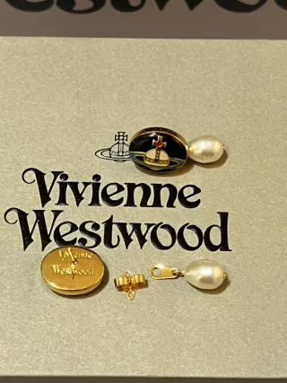 Pendientes Vivienne Westwood Orb Perla