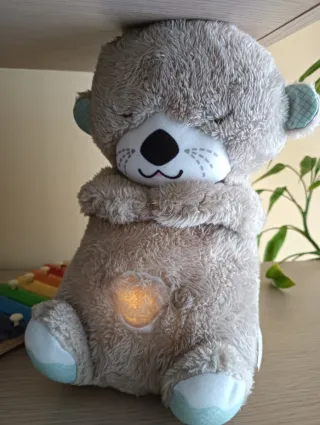 Nutria sensorial bebé peluche suave Fisher Price