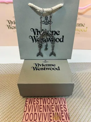 Pendientes Vivienne Westwood Esqueleto Peces