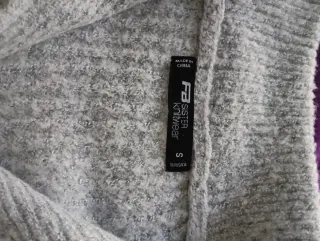 Lote Jersey de punto gris y amarillo