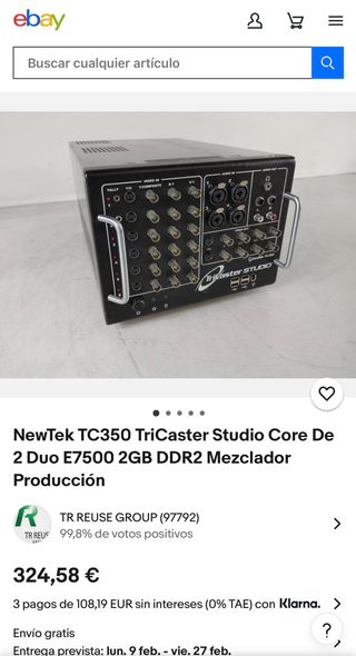 Mezclador NEWTEK Audio TC550