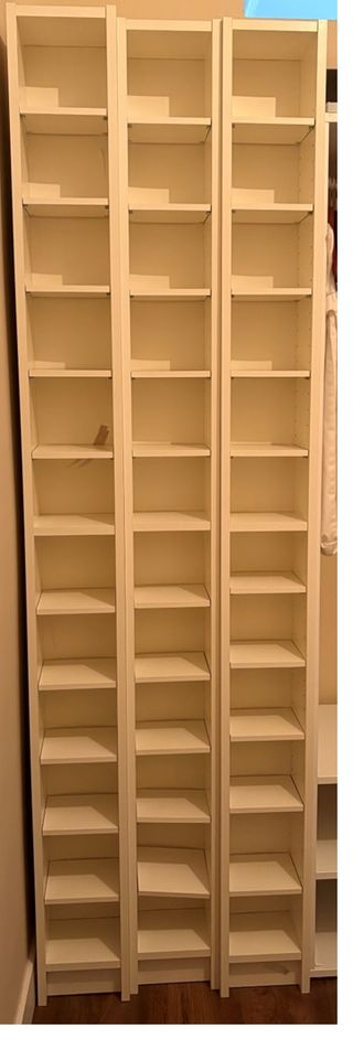 3 Torres CD/DVD Ikea Blancas