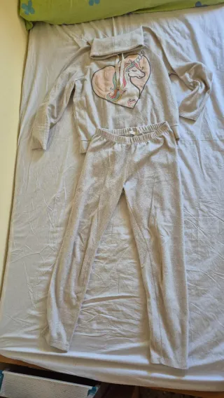 Pijama La Vecina Rubia Unicornio Corazón