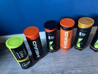 Pelotas de pádel Dunlop y Head