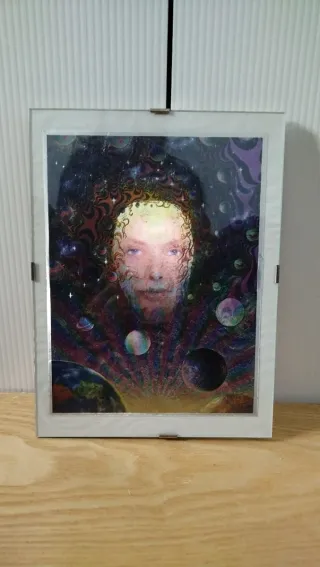 Quadro Space Art Vetro Multicolore