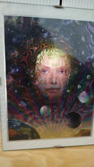 Quadro Space Art Vetro Multicolore