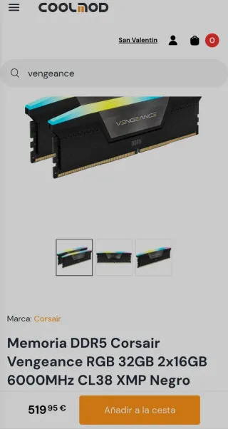 Corsair Vengeance DDR5 32GB 6000MHz