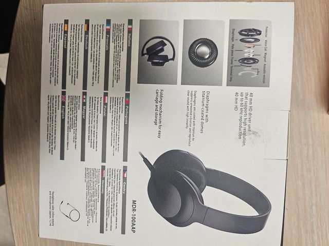 Auricolari Sony MDR-100AAP Extra Bass