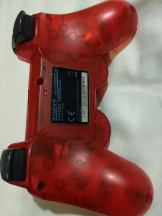 Mando PS3 DualShock 3 Crystal Rojo