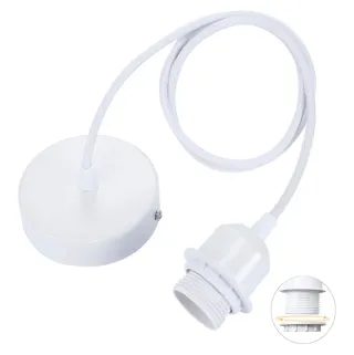 Portalámparas E27 Blanco