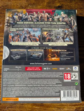 For Honor Gold Edition precintado XboxOne + extras