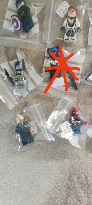 Lote Minifiguras Lego Superhéroes lote 4