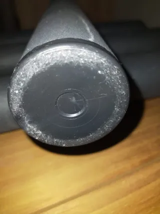 Patas somier redondas negras 35cm