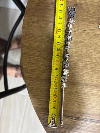 Pulsera Pandora Plata Ley 19cm