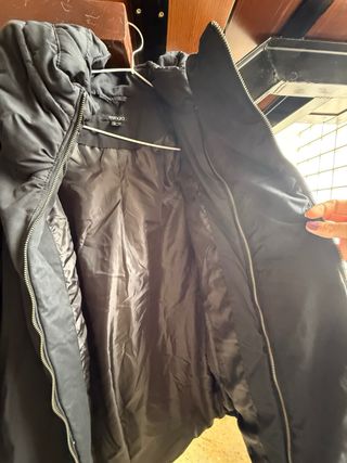 Abrigo premamá y porteo negro